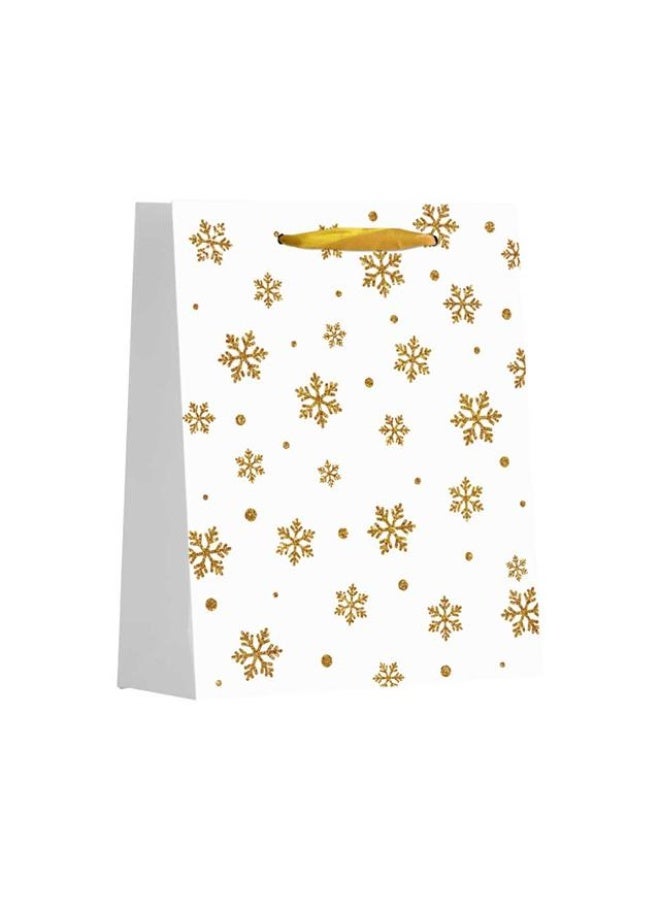 Gift Bag, Mini SnowFlakes - 31x40x12cm, China