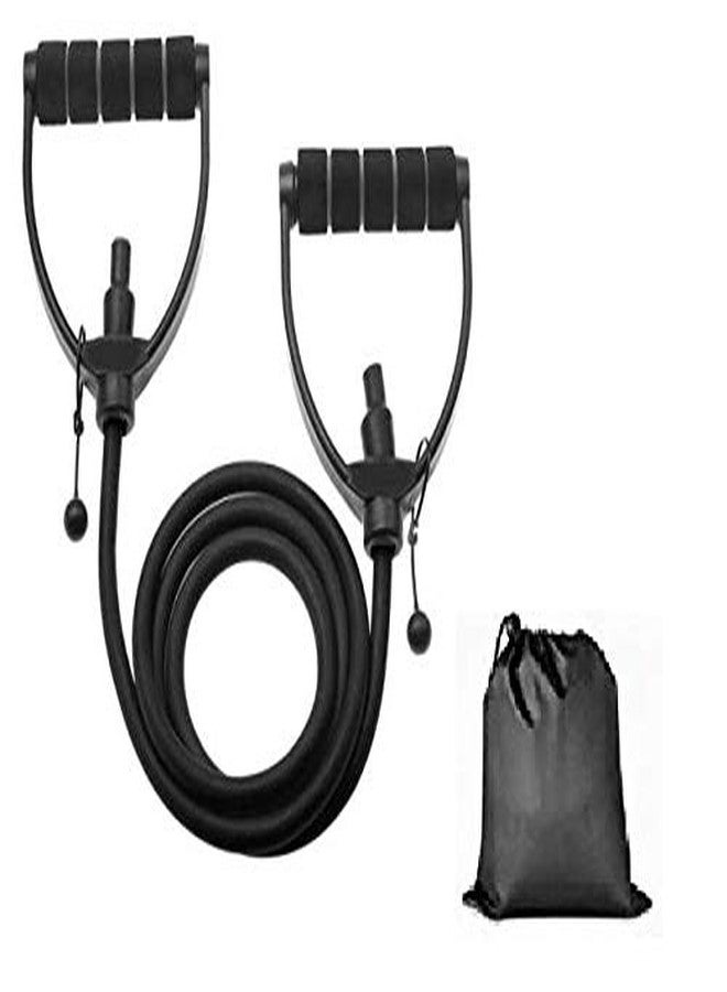 Serveuttam Adjustable Rubber Toning Tubes for Exercise, Workouts, Fitness, Physical Therapy for Men and Women