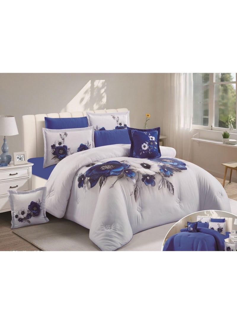 Horse Summer 3D printed double bed sheet set to give you comfort and the beauty of nature, size 240*240 cm - Image 1