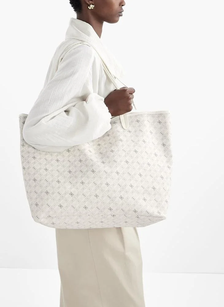 Sam Edelman Harper Monogram Mini Shopper Tote