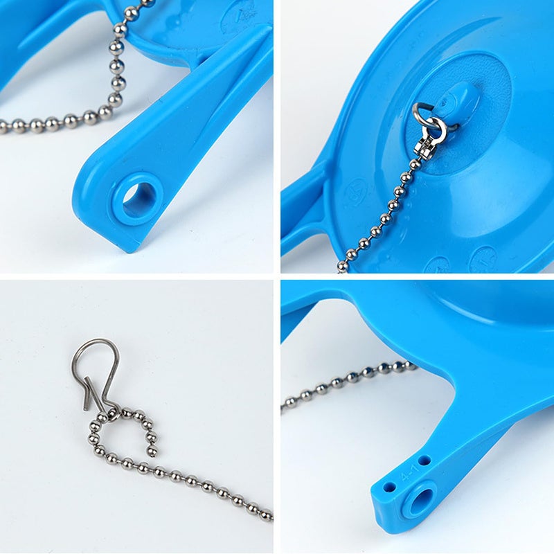 Lceyco Gerber Toilet Flapper Replacement, 2 Pack 3 inch for Gerber 99-788 with 2 Toilet Handle Chains Lecyco Rubber Water Saving, Easy to Install 2 - Image 4
