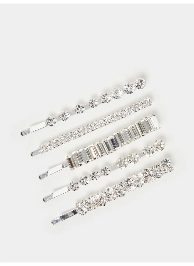 Styli Styli Set of 5 - Embellished Hair Clip