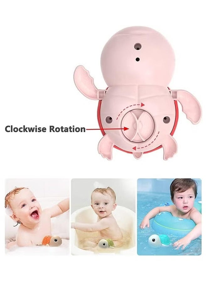 5pcs Cute Baby Bath Toys Set Clockwork Bathtub Swimming Pool Toys Animals Duck Dolphin Tortoise Design for Toddlers Infants Boys Girls - Image 4