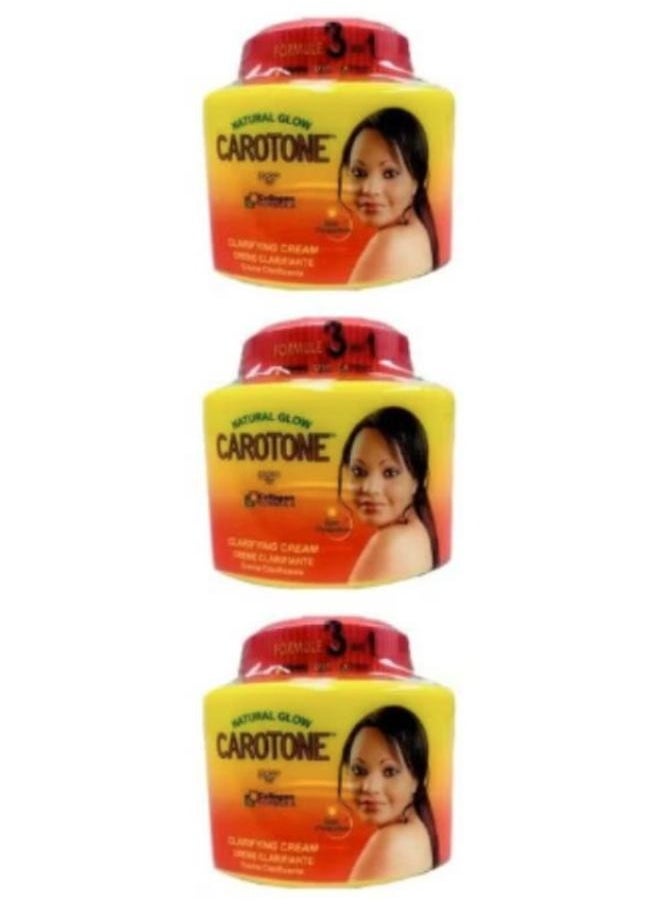 Carotone - 3 Pieces of Collagen Formula Clarifying Cream 3X135ml - Image 1