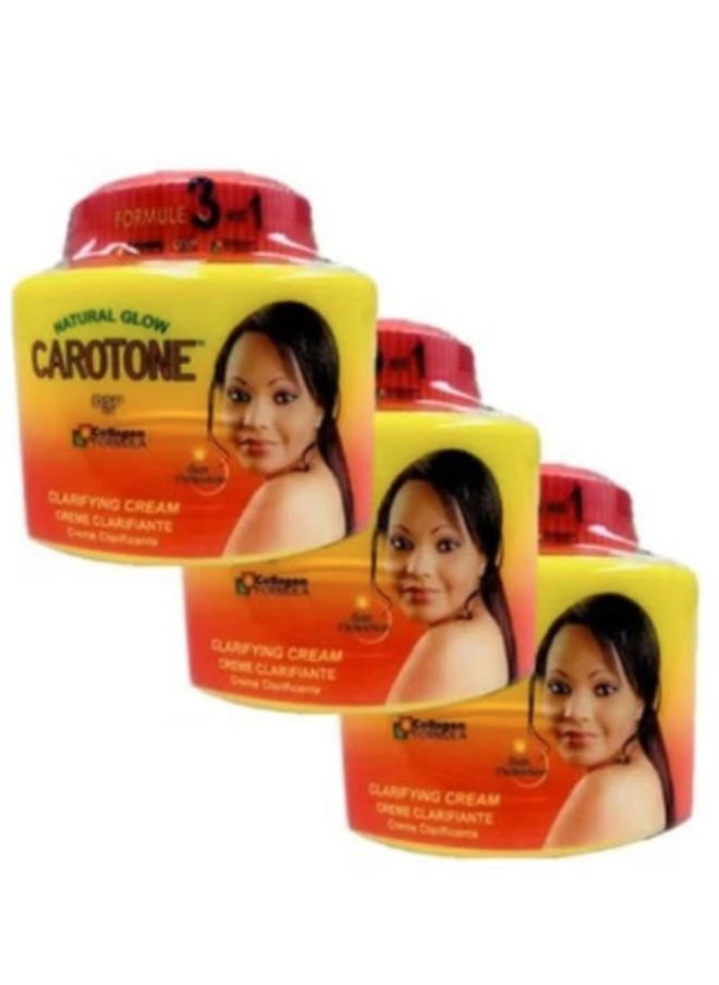 Carotone - 3 Pieces of Collagen Formula Clarifying Cream 3X135ml - Image 1