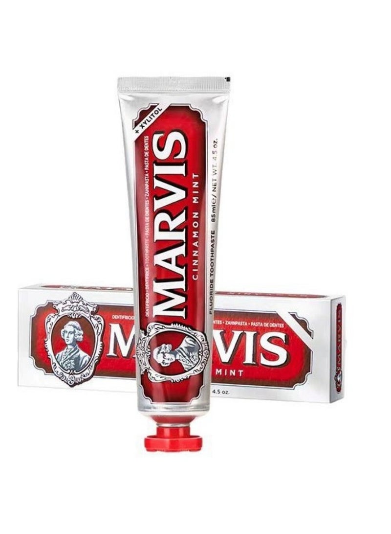 مارفيس معجون أسنان تبييض بالزايليتول مع نعومة النعناع | 85 مل/4.2 أونصة - Image 1