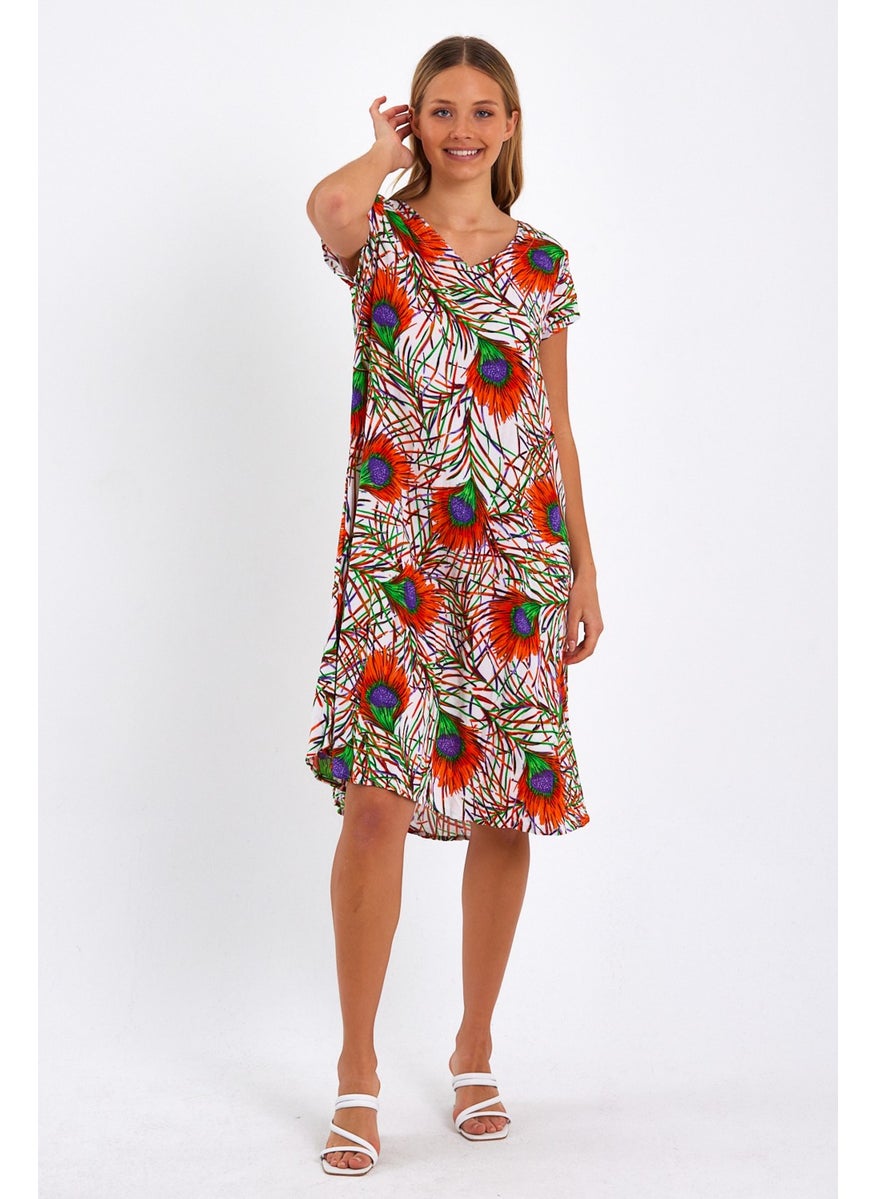 Rodi Women's Patterned Dress DS23YB0011T5  - Image 4