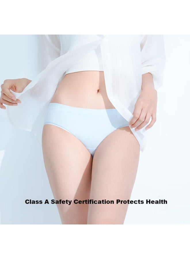 Youkeshu Seamless Integrated Knit Modal 10a Antibacterial Seamless High-elastic Hip-hugging Breathable Women's Triangle Panties - Image 1