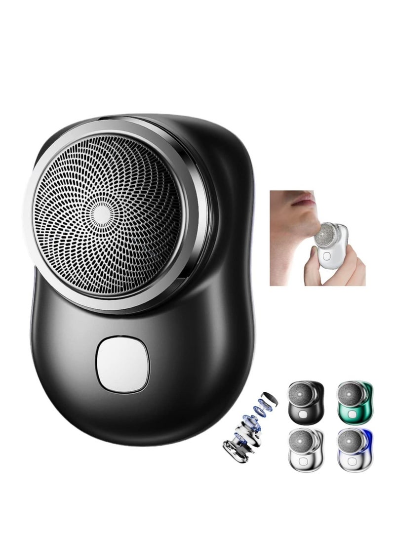 Mini & Portable Electric Shaver, New Pocket Portable Electric Shave, Magic USB Mini Shaver Electric Razor For Men, Rechargeable Travel Razors For Men Electric Shaver For Shaving Face - Image 1
