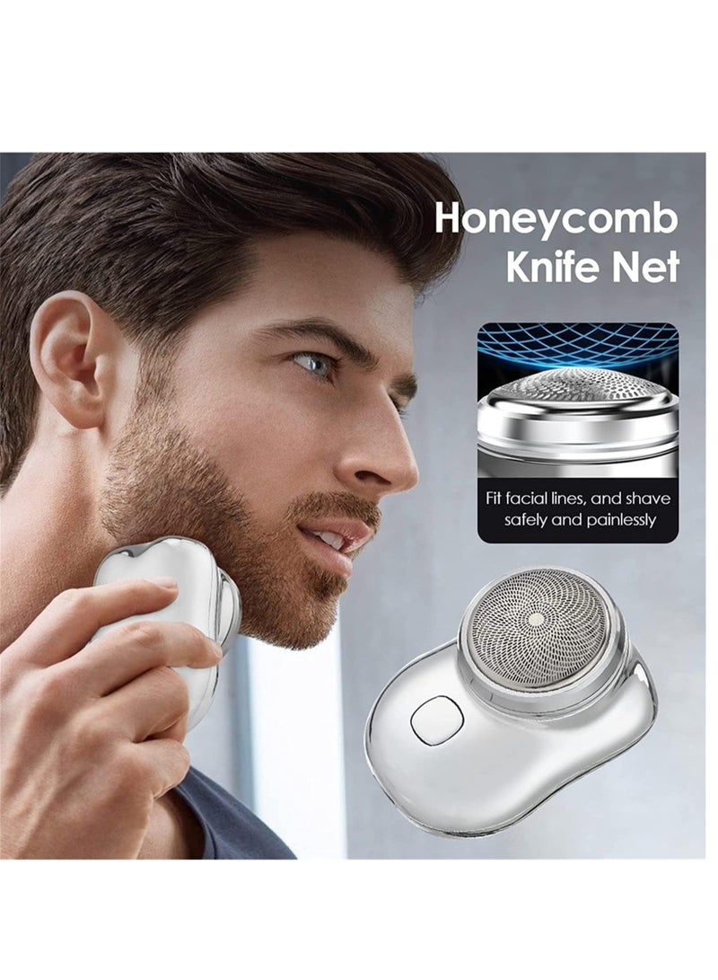 Mini & Portable Electric Shaver, New Pocket Portable Electric Shave, Magic USB Mini Shaver Electric Razor For Men, Rechargeable Travel Razors For Men Electric Shaver For Shaving Face - Image 2