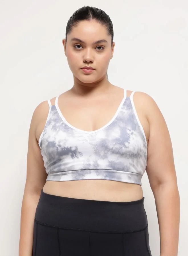 Full Support Sports Bra – Moon Stone Marble