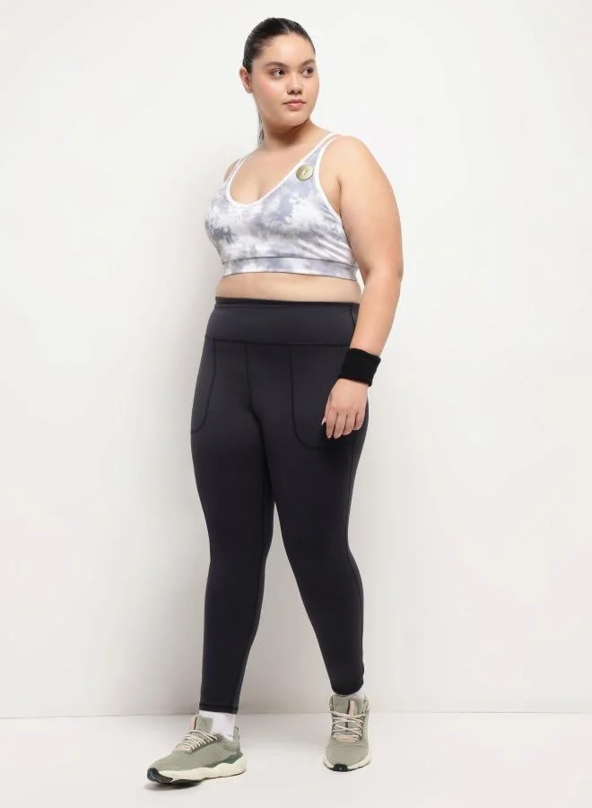 Zaecy  Full Support Sports Bra – Moon Stone Marble for Women | Best Price UAE