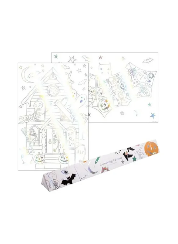 Meri Meri Halloween Colouring Posters