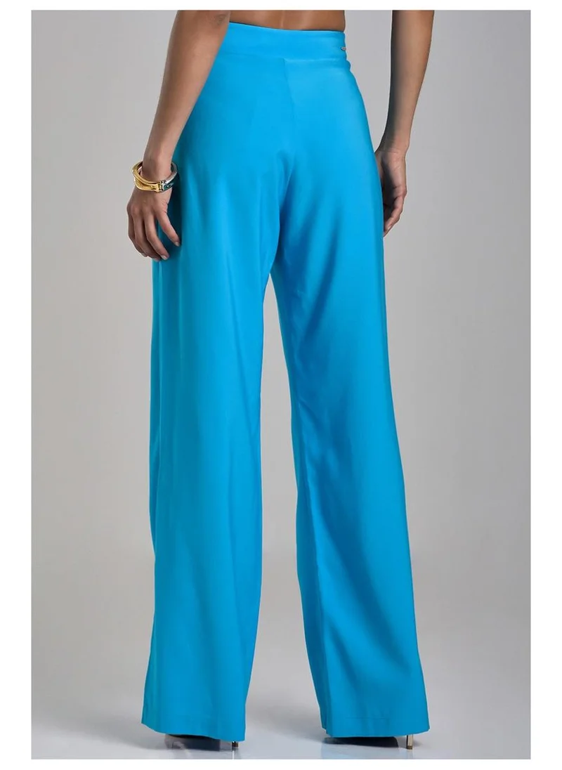 Carmen Steffens  Classic Blue Palazzo Pants for Women | Best Price UAE