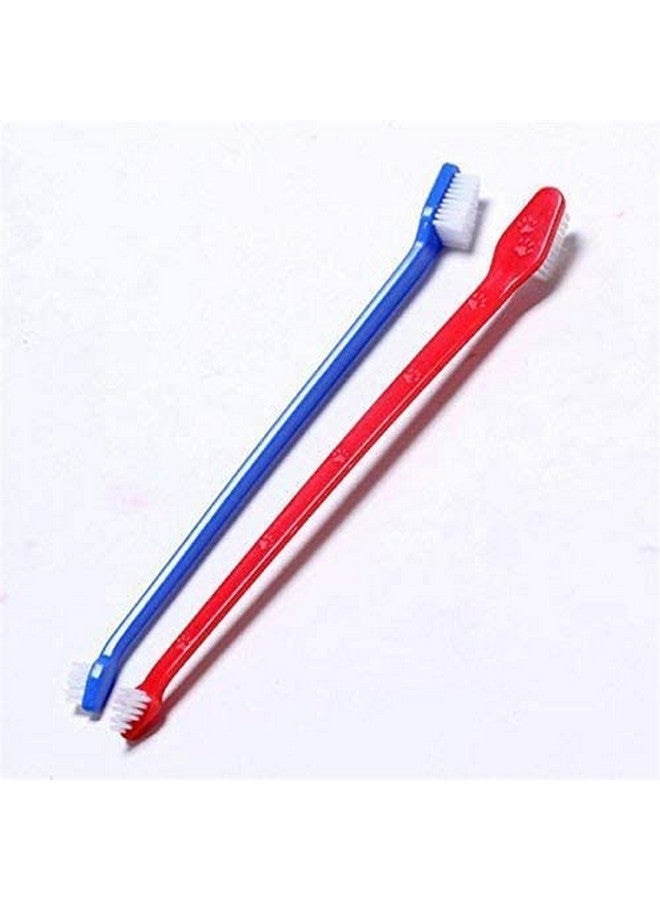 Generic Dental Grooming Washing Tooth Brush For Dogs, Cats And Small Pets (2 In 1) Set Of 2  - Image 1