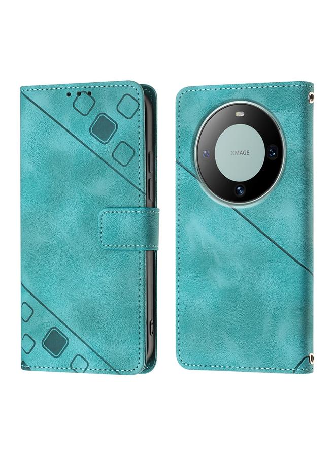 اس-توب جراب لهاتف Huawei Mate 60 Pro مصنوع من الجلد المنقوش - Image 2