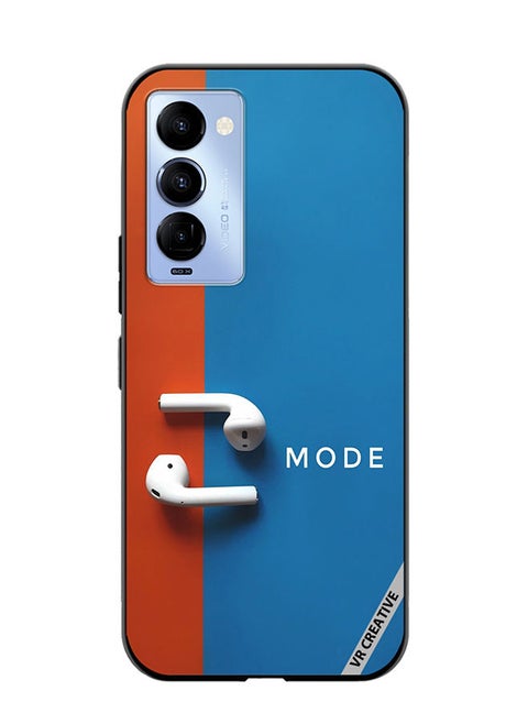 Protective Case Cover For Tecno Camon 18/18 P Music Design Multicolour