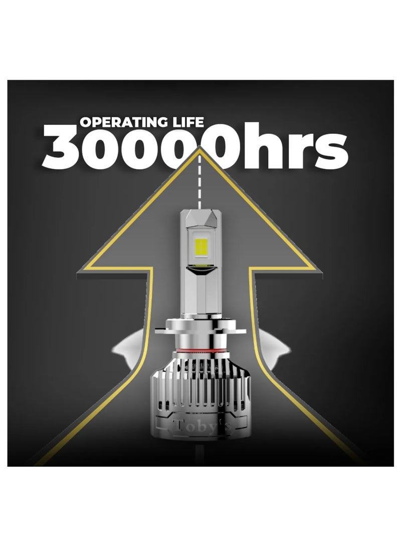 توبيز LX 75 قطعتين من مصابيح LED الأصلية للسيارة بقوة 75 وات/القطعة وقوة 7500 لومن/القطعة مع درجة حرارة لون 6500 كلفن - LX75 L - H1 - Image 4