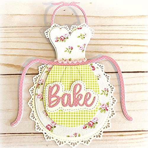 K.S. CRAFT KSCRAFT Large Elegant Apron Metal Cutting Dies Stencils for DIY Scrapbooking Decorative Embossing DIY Paper Cards - Image 1
