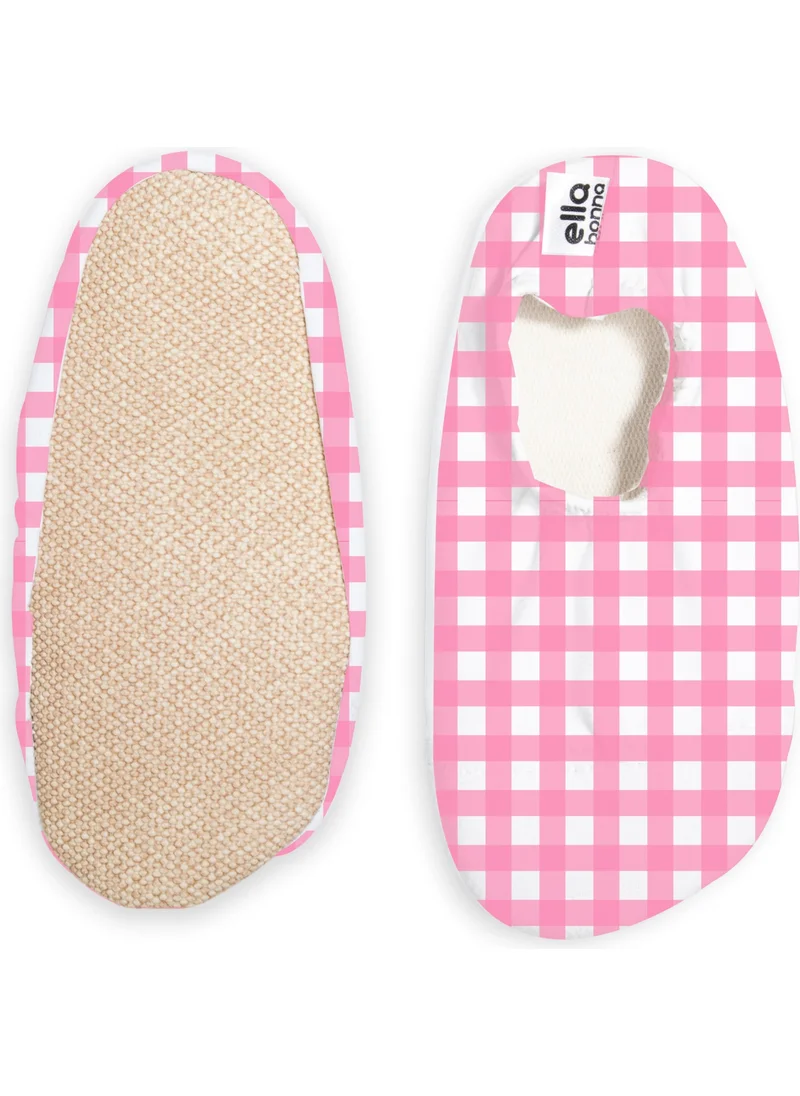 Ella Bonna Anti-Slip Sole, Unisex Baby, Children's Sea Shoes, Pool Slippers, Pink Stripes