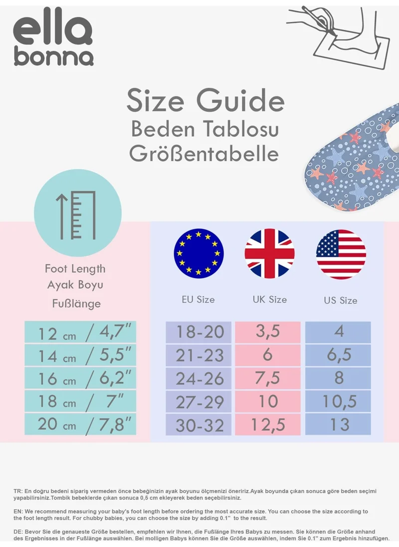 Ella Bonna Anti-Slip Sole, Unisex Baby, Children's Sea Shoes, Pool Slippers, Pink Stripes