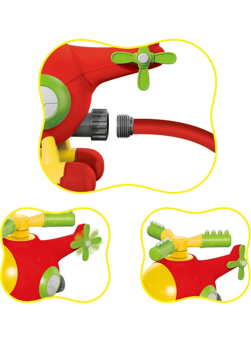 New Boy Aqua Helisplash Explorer Water Sprinkler Toy, Outdoor Garden Water Spray Toy for Kids, Fun Summer Backyard Water Play Toy, Perfect Beach and Pool... - Image 1
