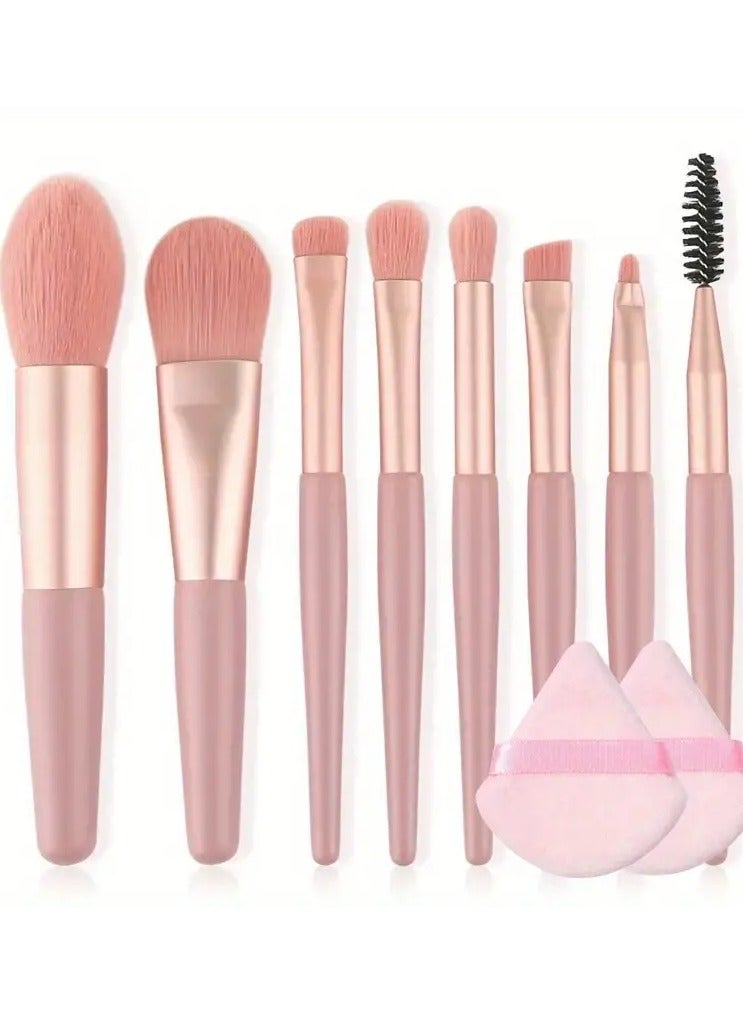 أوريتي أداة تجميل مكياج الوجه والعين Kiy 8 قطع/13 قطعة من فرش الماكياج الاحترافية قطعتان من نفخة البودرة مع حزام 1 قطعة فرشاة سيليكون مزدوجة الرأس وظيفة كاملة ملحقات مستحضرات التجميل - Image 1