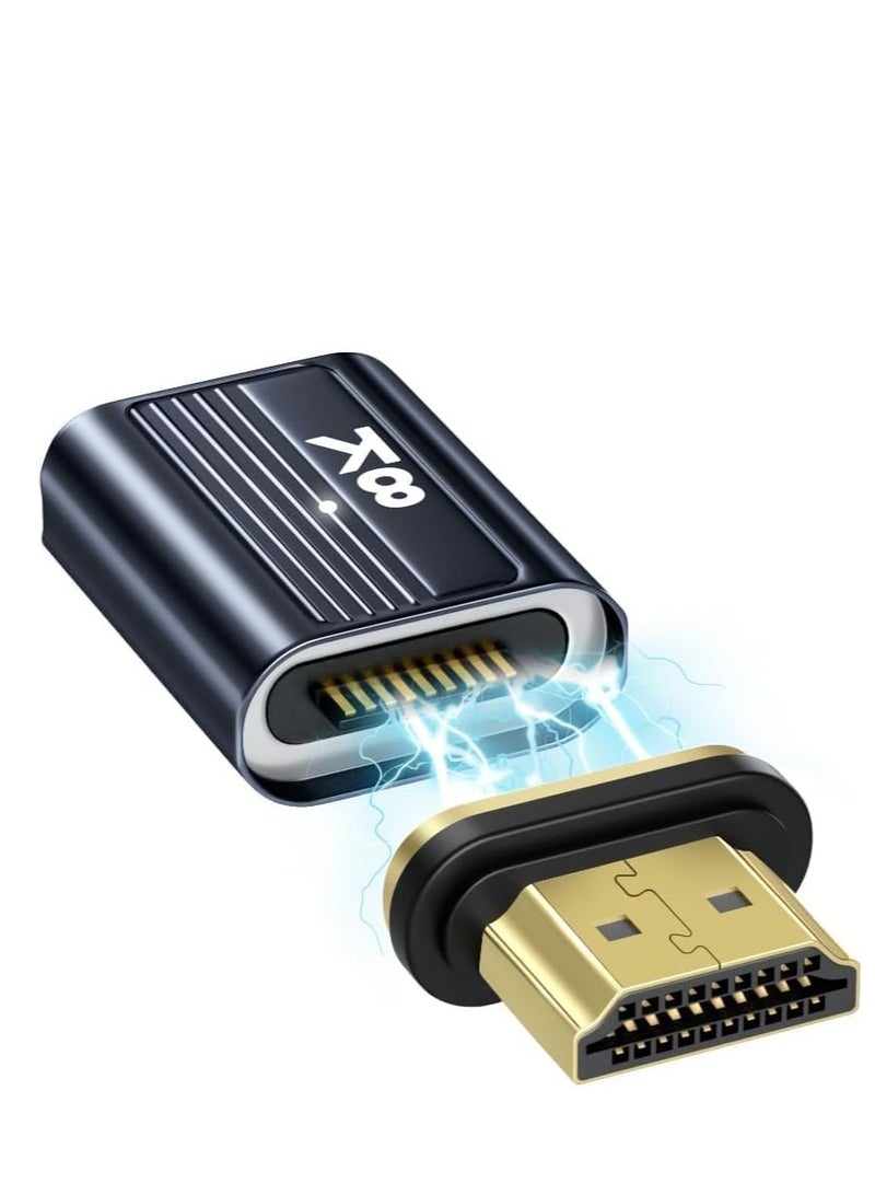 8K HDMI to HDMI Adapter 2.1 Female to Male Connector Supports 8K 60Hz 4K 120Hz 48Gbps for Laptop PC Monitor Roku TV - Image 1