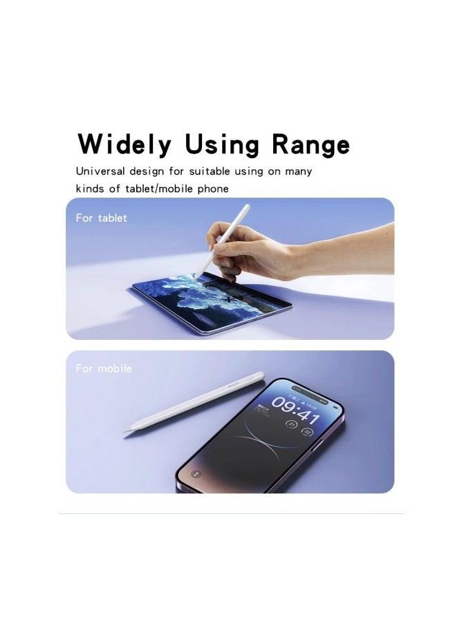 Yesido Yesido ST15 Aluminum Alloy Pom Tip No Delay Universal Active Stylus Pen With Magnetic Adhesive Design.  Anti-mistouch, anti-offset, magnetic, tilt painting, with functional menu button  - Image 2