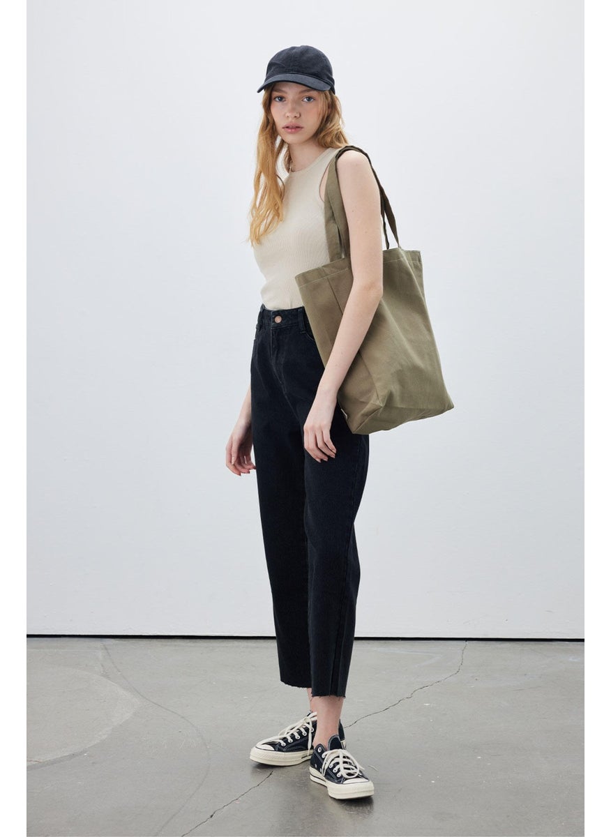 Manuka 1965 Straight Denim Trousers Black  - Image 2