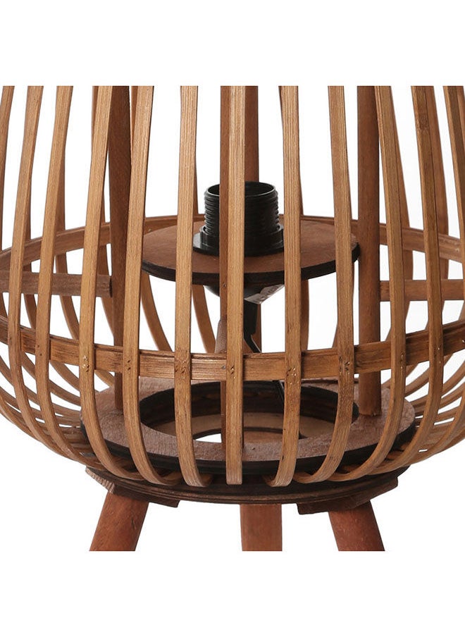 homes r us - Alexa Medium Bamboo Lantern Brown - Image 1