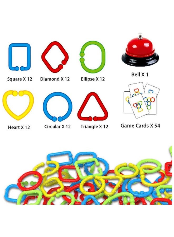 Ring Game Interactive Board Intelligence Development Toy for Children and Adults (72pcs)  - Image 4
