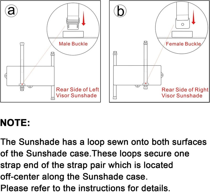 TFY Car Visor Sunshade Extender - Anti-Glare UV Blocker - Image 4