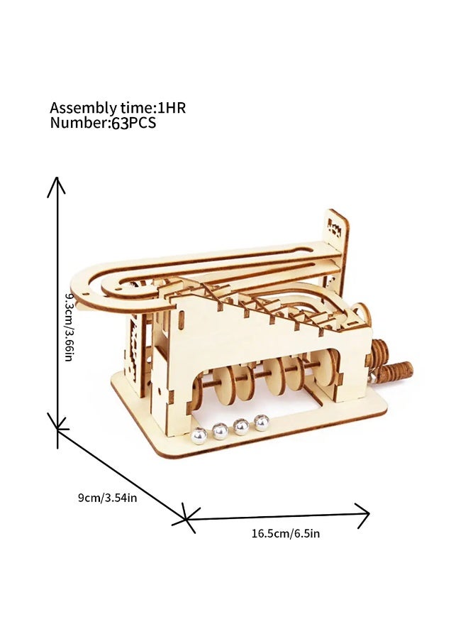Climb Marble Run 3D Wooden Puzzles for Adults and Teens DIY Model Building Kits with Mechanical Puzzles Christmas gift - Image 4