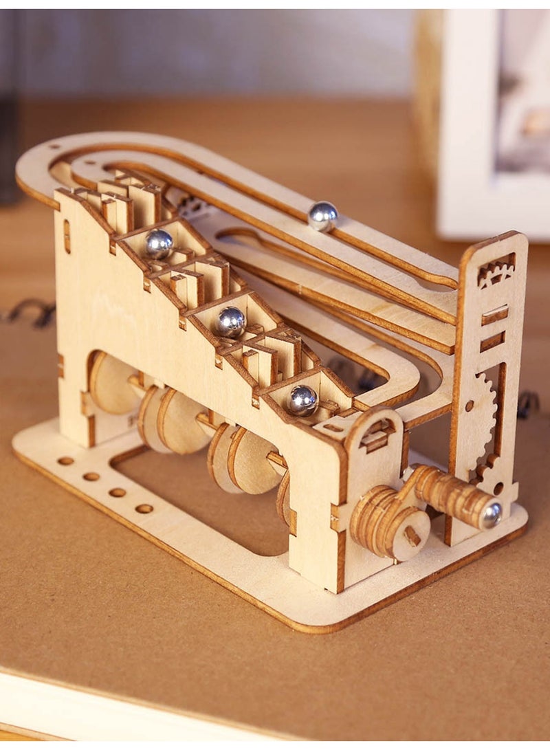 Climb Marble Run 3D Wooden Puzzles for Adults and Teens DIY Model Building Kits with Mechanical Puzzles Christmas gift - Image 1