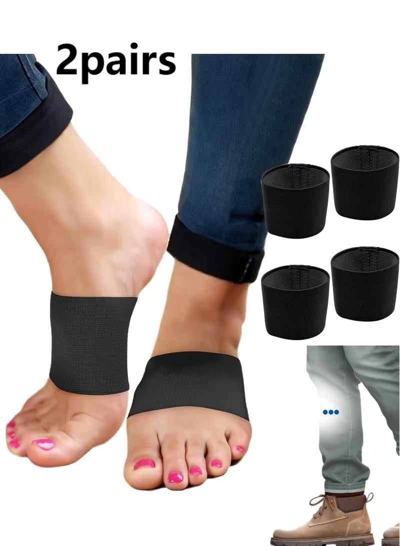 دعامات تقوس القدم لتخفيف التهاب اللفافة الأخمصية | دعامة ضغط للقدم لتخفيف آلام الكعب، والنتوءات العظمية، والقدم المسطحة، وتقوس القدم العالي | أربطة دعم تقوس القدم مطلية بالنحاس للنساء والرجال فوق الجوارب | تناسب معظم المقاسات (زوجان) - Image 1