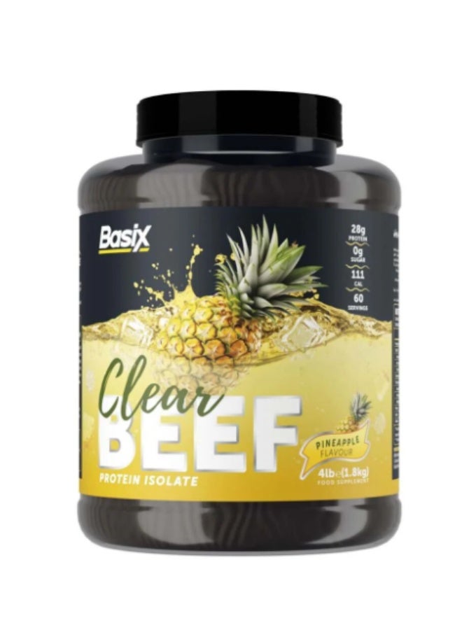 Basix clear beef isolate pineapple 4lb