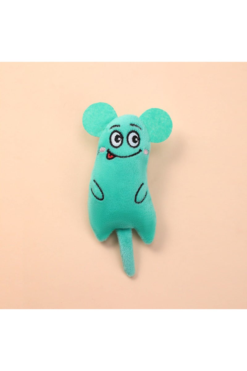 erorex green Cat Toy Training Entertainment Plush Stuffed Pillow Simulation Mouse Cat Toy Dog Interactive P
