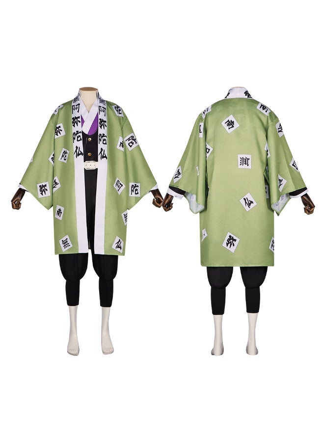 NIBEMINENT كيمونو عمود الصخور وزي عرض الهالوين - Image 1