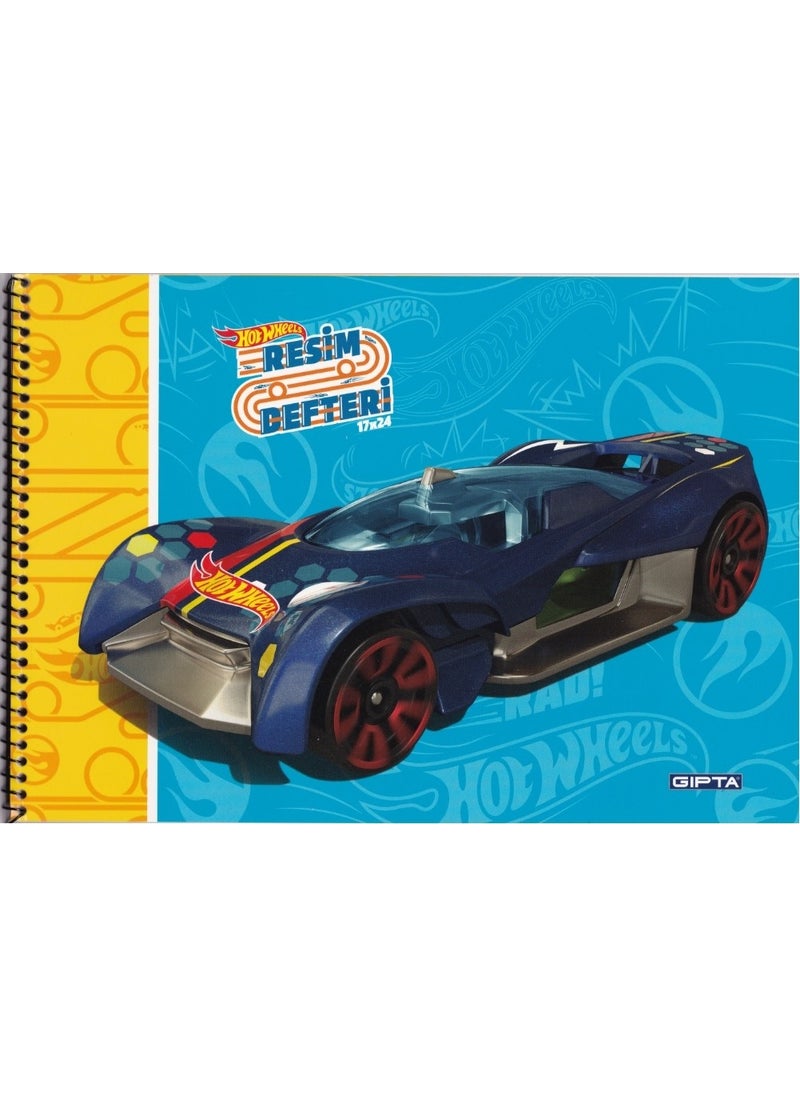 Gıpta - Hot Wheels 17X24 cm 15 Sheets Drawing Book Set of 2 - Image 1