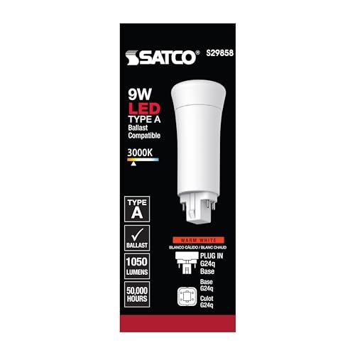 Satco S29858 Transitional Light Bulb in White Finish, 4.69 inches - Image 3