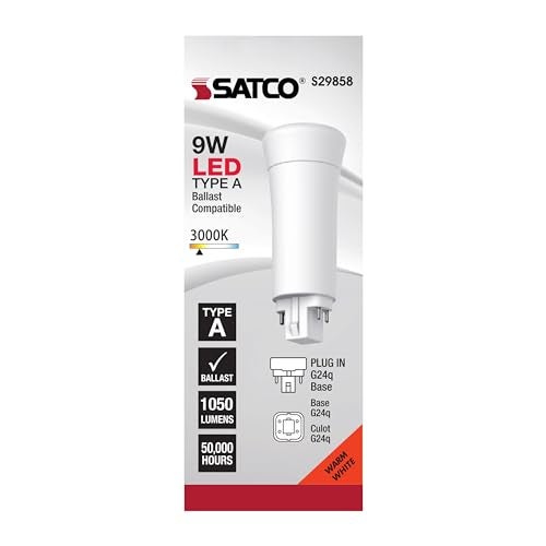 Satco S29858 Transitional Light Bulb in White Finish, 4.69 inches - Image 2