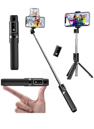 3 in 1 Extendable Selfie Stick Tripod with Detachable Bluetooth Wireless Remote Phone Holder for iPhone 12/Xs/iPhone 8/iPhone 11/11pro, Galaxy S10/S9 Plus/S8/Note8 - pzsku/ZDCC5EE2779E6E0687444Z/45/1746288500/70383946-0b76-4cee-806d-d20c25b384bd