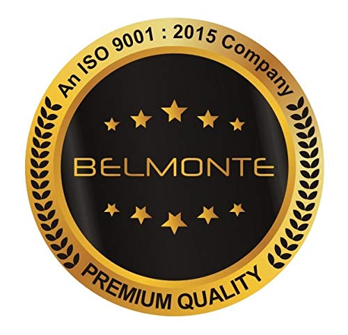 BELMONTE حوض حمام سيراميك بيلمونتي شكل بيضاوي سطح الطاولة حوض فوق العداد حوض غسيل وويزر للحمام مرحاض 16 بوصة × 14 بوصة عاجي - Image 3