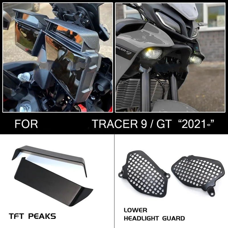 Wivplex TFT Peaks Hat Sun Visor Meter Cover for Yamaha Tracer 9 - Image 3