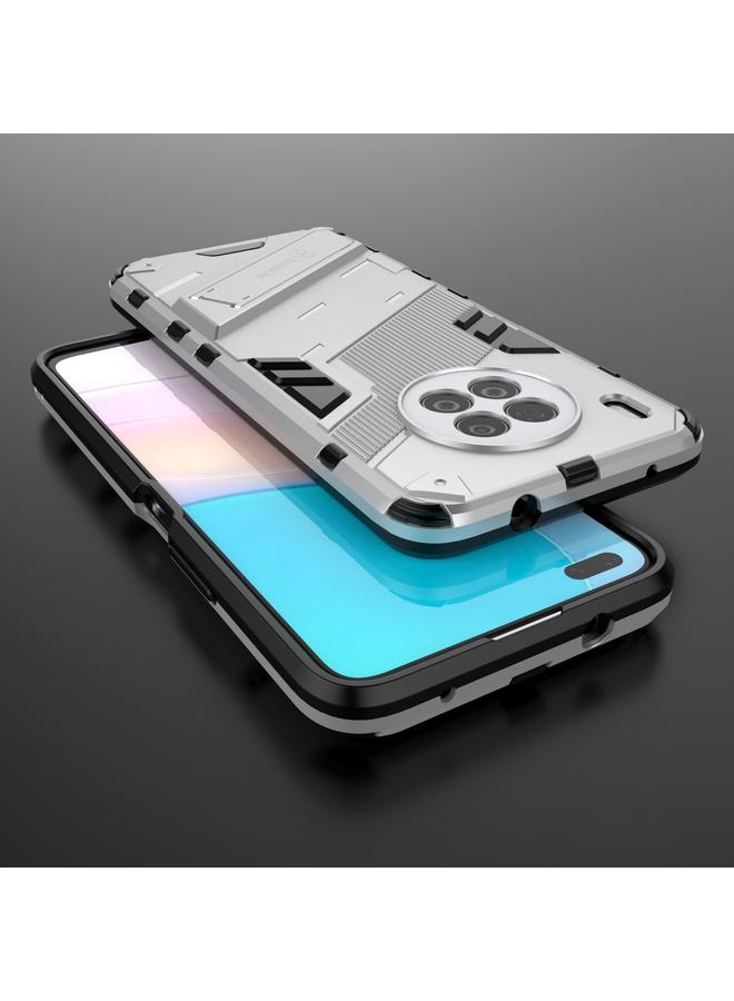 اس-توب جراب لهاتف Huawei nova 8i النسخة الأجنبية من Punk Armor 2 في 1 PC + جراب مقاوم للصدمات من مادة TPU مع حامل غير مرئي - Image 5