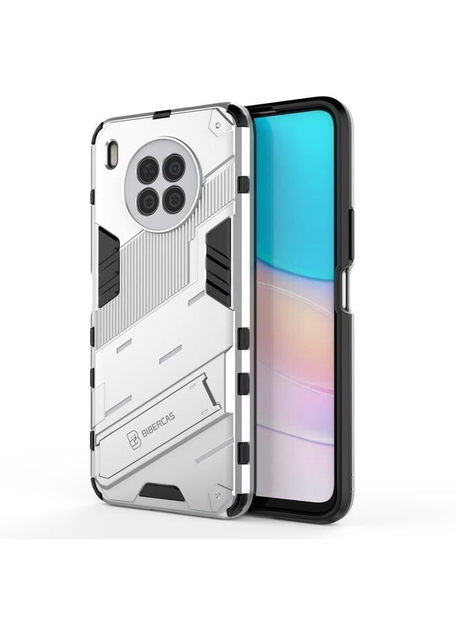 اس-توب جراب لهاتف Huawei nova 8i النسخة الأجنبية من Punk Armor 2 في 1 PC + جراب مقاوم للصدمات من مادة TPU مع حامل غير مرئي - Image 1