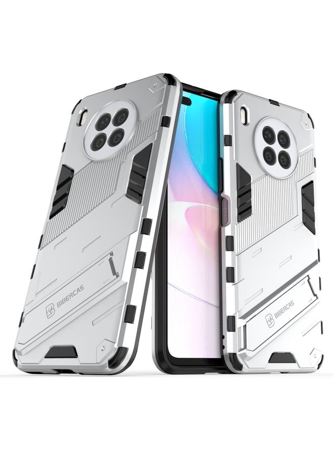 اس-توب جراب لهاتف Huawei nova 8i النسخة الأجنبية من Punk Armor 2 في 1 PC + جراب مقاوم للصدمات من مادة TPU مع حامل غير مرئي - Image 2