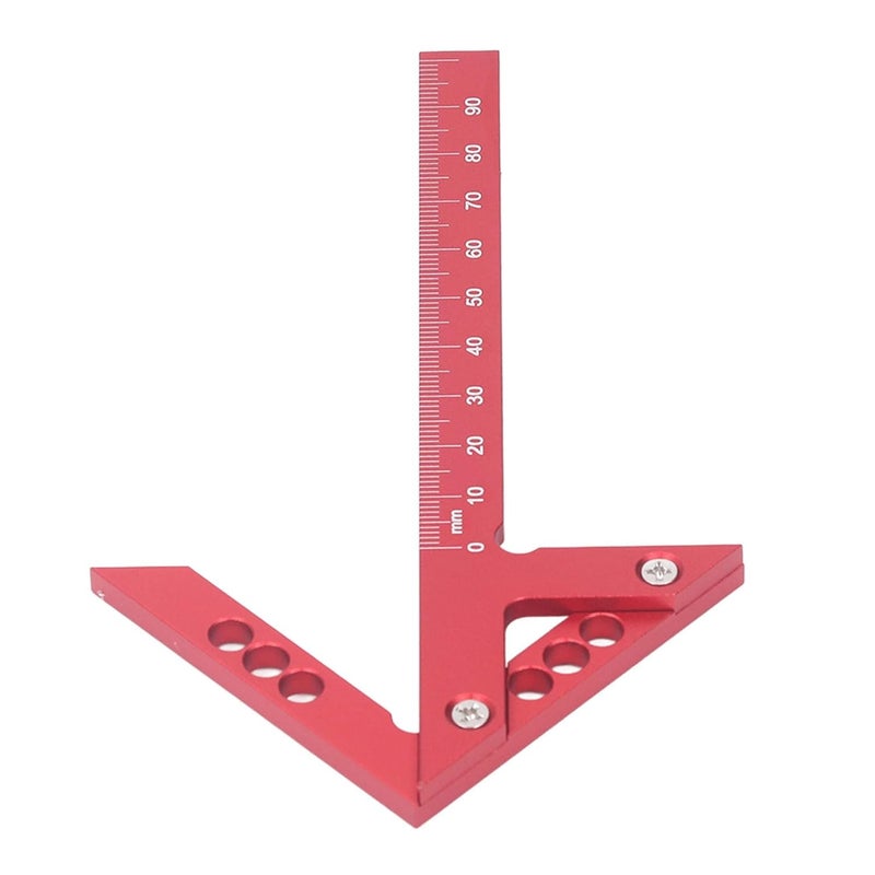 Aluminum Alloy Center Line Scriber Tool for Precise Woodworking Angle Measurements and Marking - Image 1