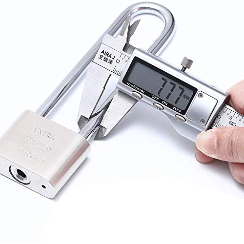 WANLIAN Long Lock Beam Bike Padlock Anti-Theft Door Cabinet Drawer Gate Lock with Keys Lock Long Beam Gym Locker Locker Padlock Glass Door Lock - Image 4